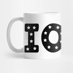 Iota Star Letters Mug